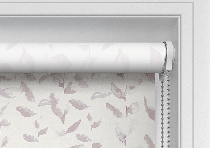 Watercolour Leaves, Soft Pink - Twist&Fit Roller Blind - Image 11